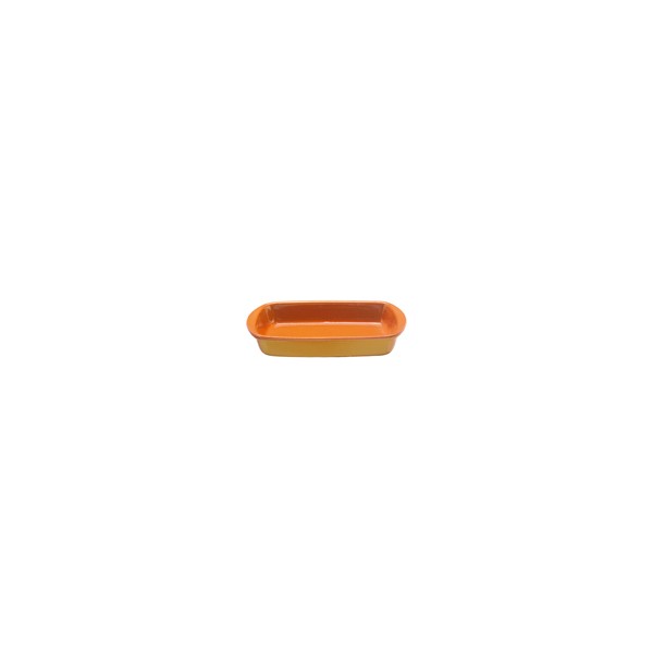 TEGLIA RETTANGOLARE CM. 32 ARANCIO